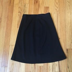 Sonia Rykiel Paris Black Wool Skirt.